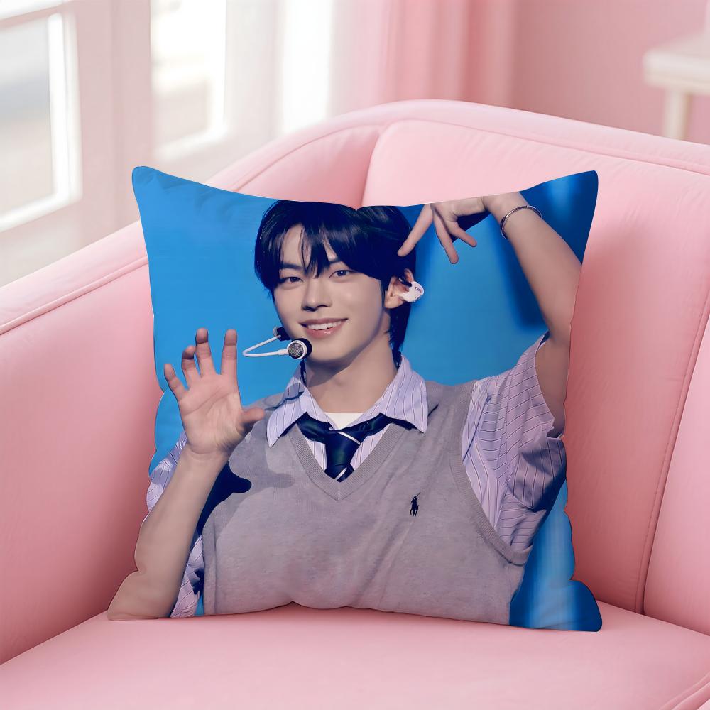 actor fresh DDohoon Cushion Cover Pillow Case Soft Skin Friendly Fabric  Concealed Zipper