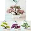 High-quality Realistic Artificial Bonsai Pine Tree Pot Plant For Elegant Home Decor