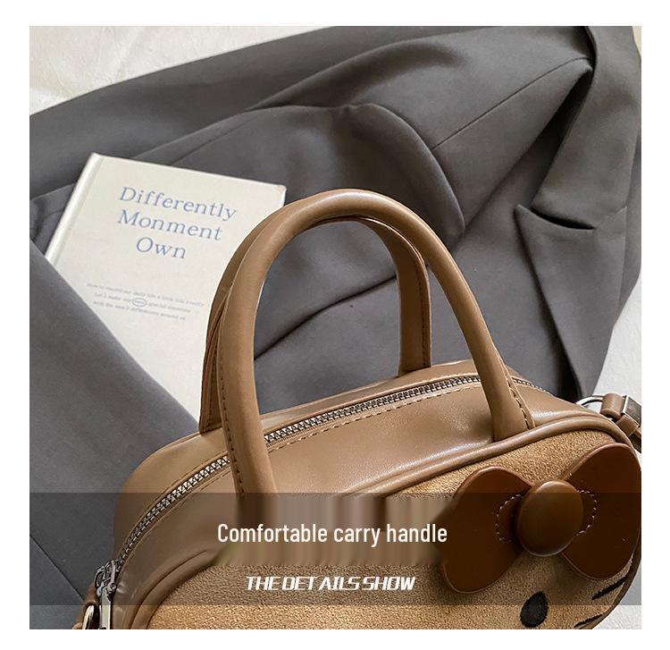 Cartoon Bowling Coin Purse: Cute Fashionable Crossbody Bag for Girls & Women