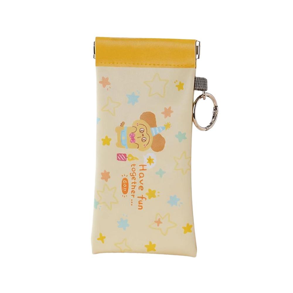 

Soft Reading Glasses Bag PU Leather Lipstick Makeup Bag Cute Eyewear Storage Bags for Women Girls