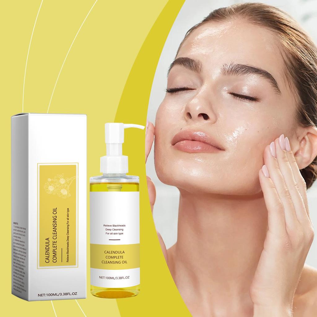 Pore Control Cleansing Oil  Facial Cleanser, Daily Makeup Blackheads Removal100ml