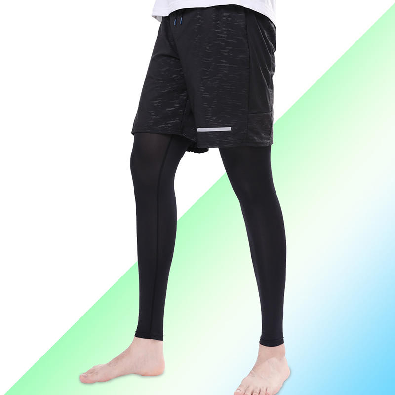 Summer Anti-uv Sun Protection Leg Sleeves Cycling Leg Warmer Anti-Slip Sports Protection Sleeves Breathable