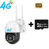 4G/WiFi Network Camera - 5MP HD Lens, Smart Night Vision, Waterproof & Alarm, Security Surveillance Cam