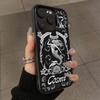 Retro Cupid Mermaid Phone Case For iPhone 15 14 13 12 11 Pro Max X XS 7 8 Plus SE 2 3 Lens Protection Cover Electroplated Shell