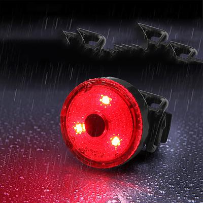 Fahrrad Rücklicht 3 LED USB Wiederaufladbar Fahrrad Rücklicht Fahrrad Sicherheitswarnung Fahrradfahren Alarm Rückleuchte Wasserdicht