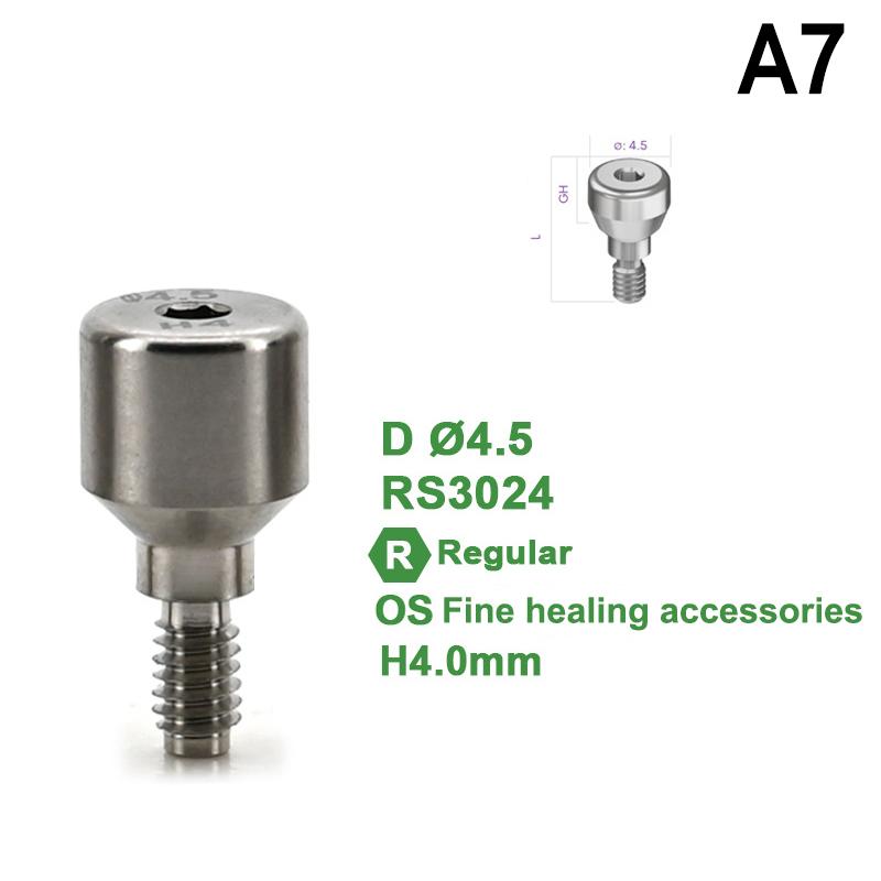 Dental Implant Composite Healing Screw Accessories For Adin Regular Screw Window Closing Transfer Rod Procedure Equipment