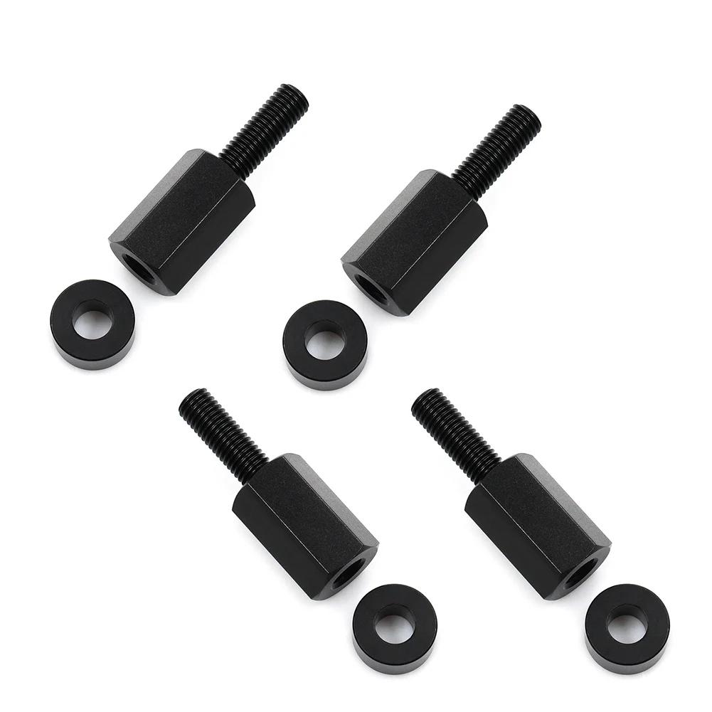 4Pcs UTV Seat Riser Kit with 4 Spacers Seat Lift Up Riser Screws ATV Seat Riser Lift Mount Kits Fit for Can-Am Maverick X3