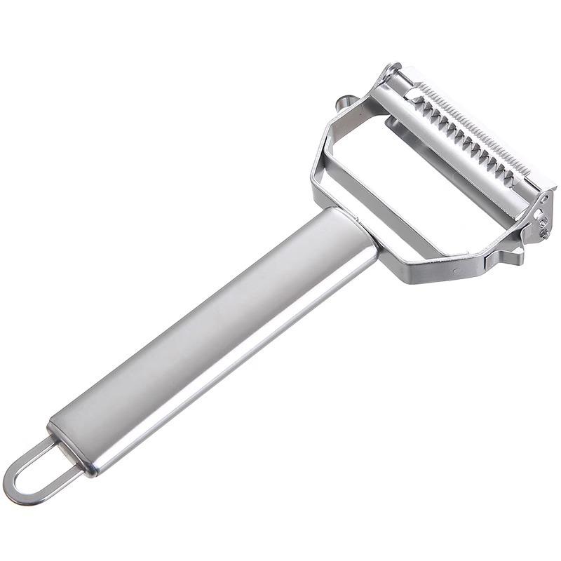 Stainless Steel Double-Headed Multi-Peeler for Fruits and Potatoes
