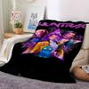 1pc Hunter X Kopo Group - Themed Flannel Blanket - Suitable for Bed, Home Decor, Graduation Gifts, Easter, Back To School, ChristmasA57