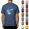 Men's 50 Plus Sun Stretch Short Sleeve T Shirt for Outdoor Fishing and Sports Activities