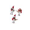 Christmas Table Decorations Bird Figurine Plush Doll Cute Ornamental Bird for Home Holiday Winter Party Decor