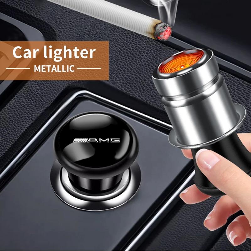 Car Auto Interior Cigarette Lighter Power Plug Emblem Car Accessories For Mercedes Benz AMG GLE GLS GLC CLA GLB ML C500 C200 C300 W204 W206 W205 W212