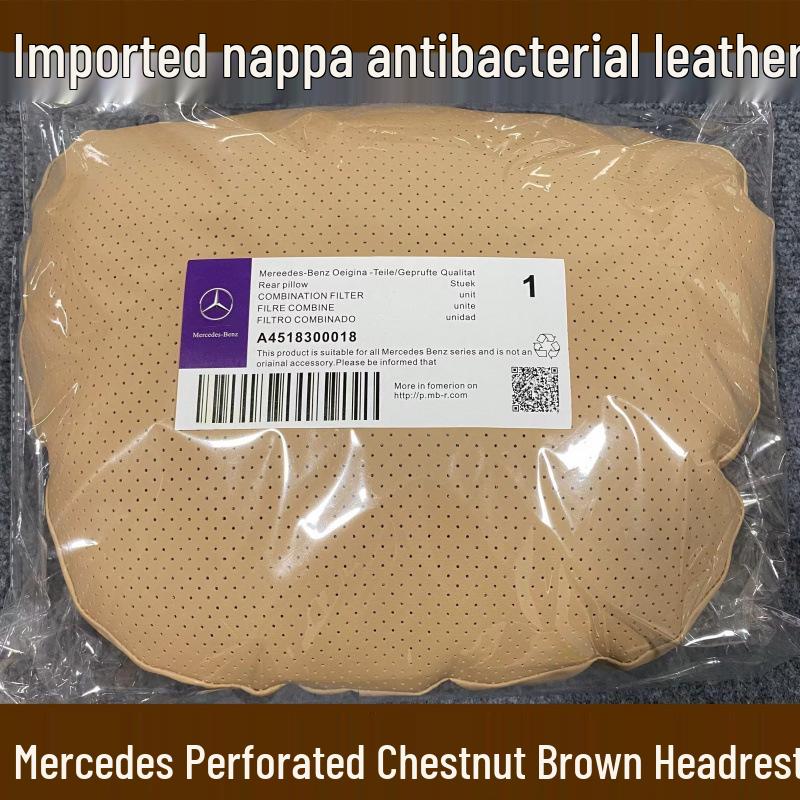 Mercedes-Benz Nappa Summer Headrest & Lumbar Support for GLC/GGLS Seats