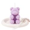 Handmade Rose Bear Scented Candle: Creative Valentine's Day or Girl's Birthday Gift, Perfect for Bedroom Decoration.