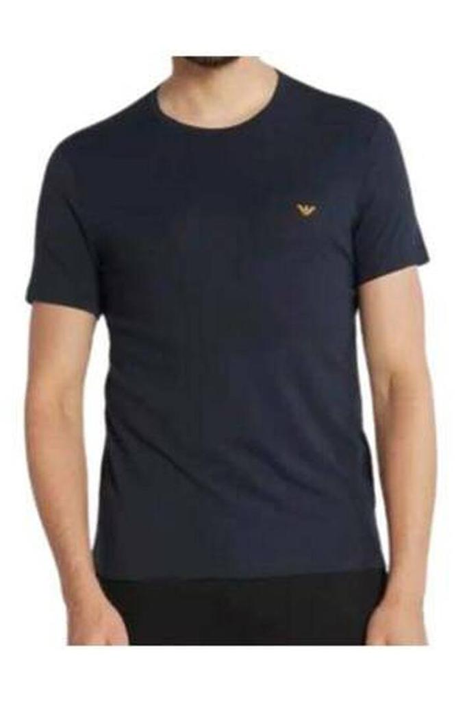 Emporio Armani Men's T-shirt 2 Pack Navy Blue, Size L