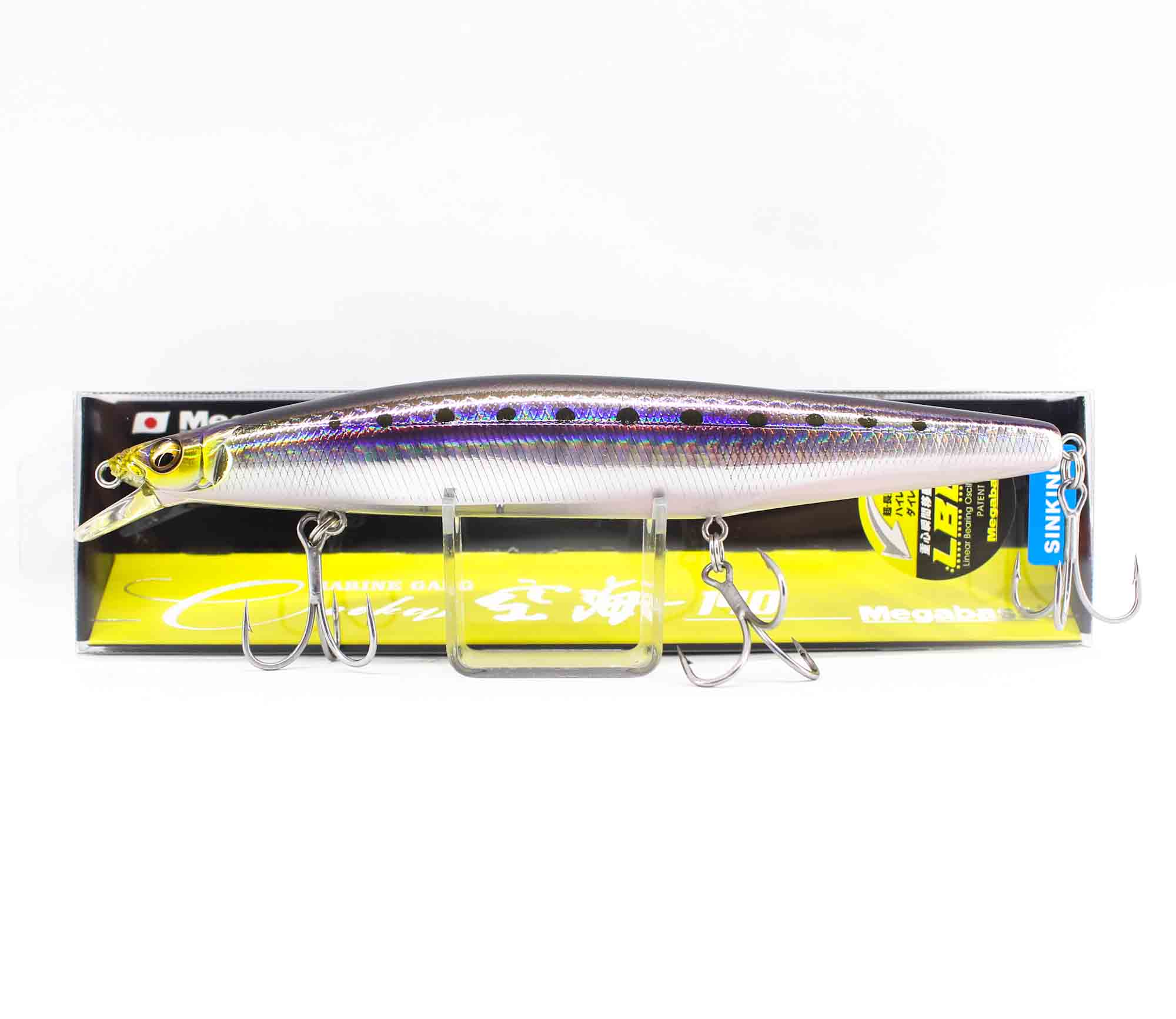 

Тонущая приманка Megabass Marine Gang 140S G Iwashi (1702 г.)