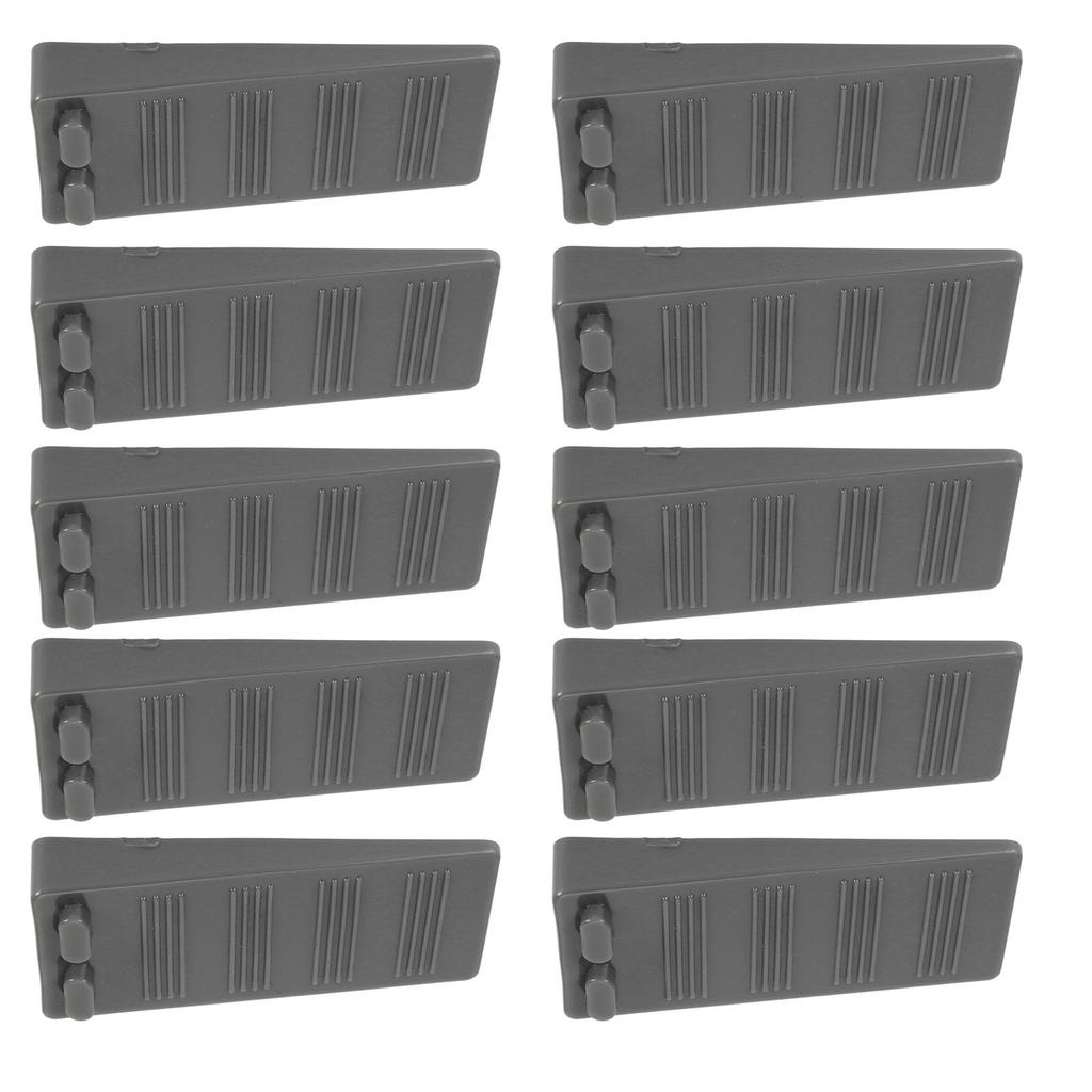 10pcs Door Stopper Slip Resistant Stackable Flexible Windproof TPR Door Stop for Home School Office Type 2