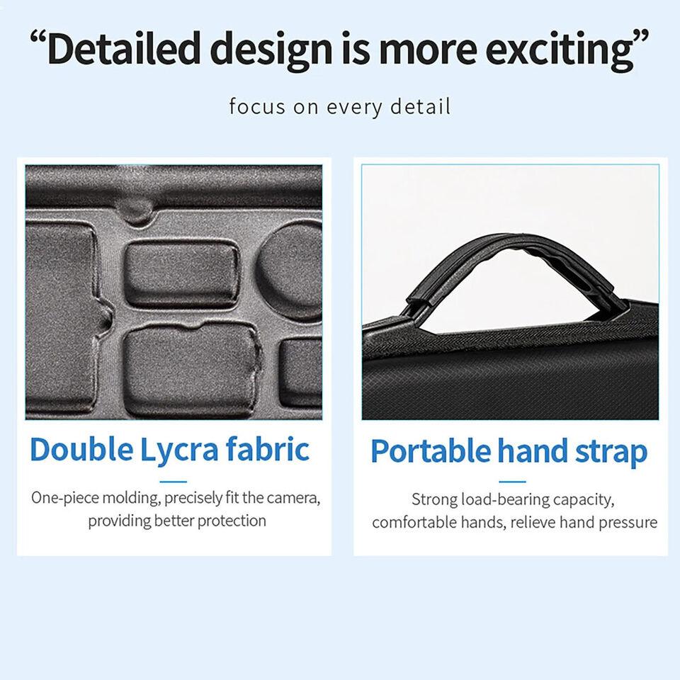 Genți de depozitare pentru Dji Osmo Action3/4 Adventure Combo Husă rigidă de transport impermeabilă Accesorii pentru geantă portabilă