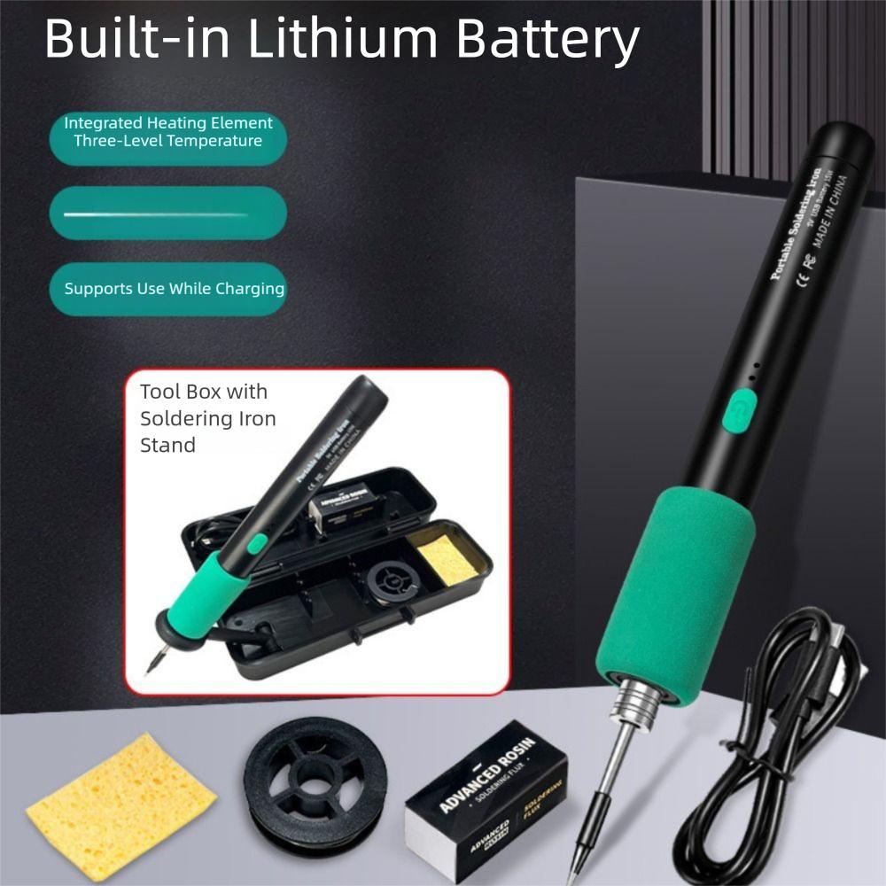 Fast Heat Conduction Electric Soldering Iron Wireless Soldering Iron  Welding