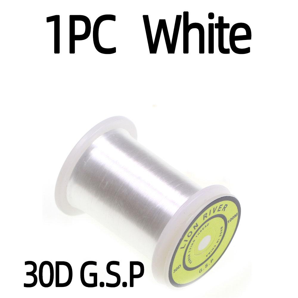 

100 м/катушка высокопрочная 30D GSP полиэтиленовая нить для вязания мушек мошки сухие мушки нимфы материал для вязания мушек