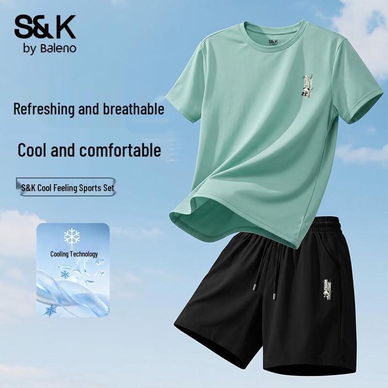 Baleno S&K Series Men s Summer T-shirt & Shorts Set XL