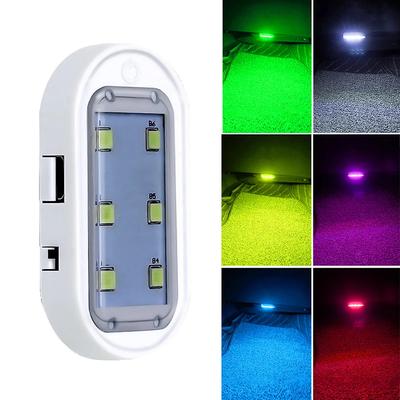 Bezprzewodowe diody LED Oświetlenie wewnętrzne Lampa LED Magnetyczna samochodowa lampa sufitowa Lampka do czytania Dekoracje samochodowe Oświetlenie wnętrza magnesu dachowego