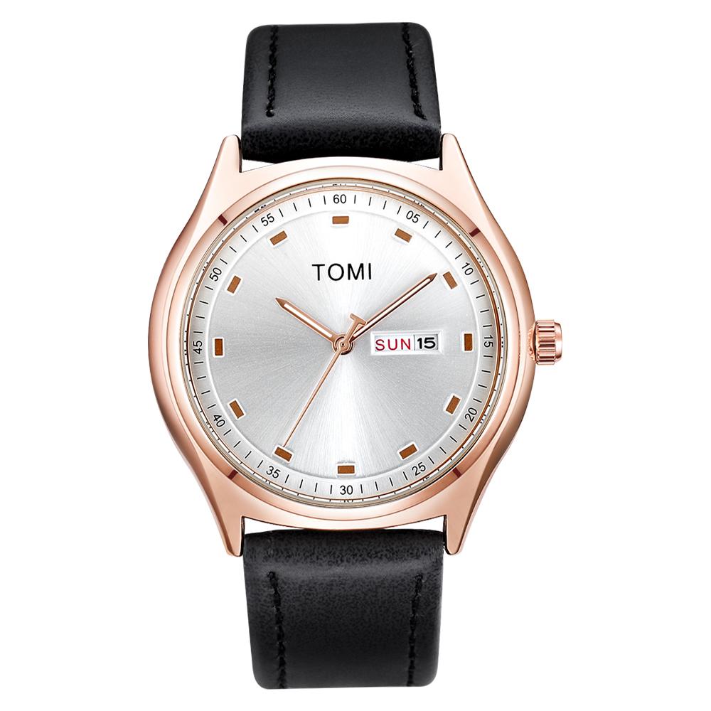 Minimalist Men's Watch Business Casual Men's And Women's Quartz Watch Fashionable And Versatile Calendar Quartz Watch