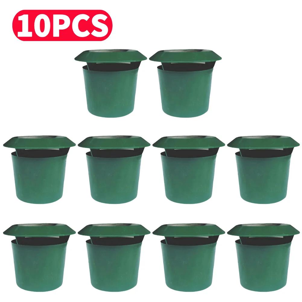 2-20Pcs Plastic Snail Trap Catcher Garden Slug Cage Eco-friendly Green Snail Cage Slug Pests Repeller Garden Farm Protectors