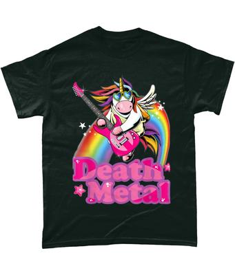 Death Metal Heavy Metal Unicorn Rock Gift Men Women Kids T-Shirt | Rock-n-Roll Shirt | Rock Music Gift | Rock T-Shirt
