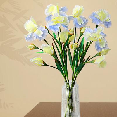 1 Stück Wohnzimmer Frühlingsdeko Zuhause Tisch Künstliche Irisblume Hochzeit Hochzeitskleid