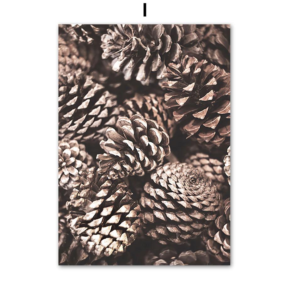 Winter Warm Home Pine Tree Deer Tiger Owl Nordic Posters And Prints Wall Art Canvas Painting Wall Pictures For Living Room Decor