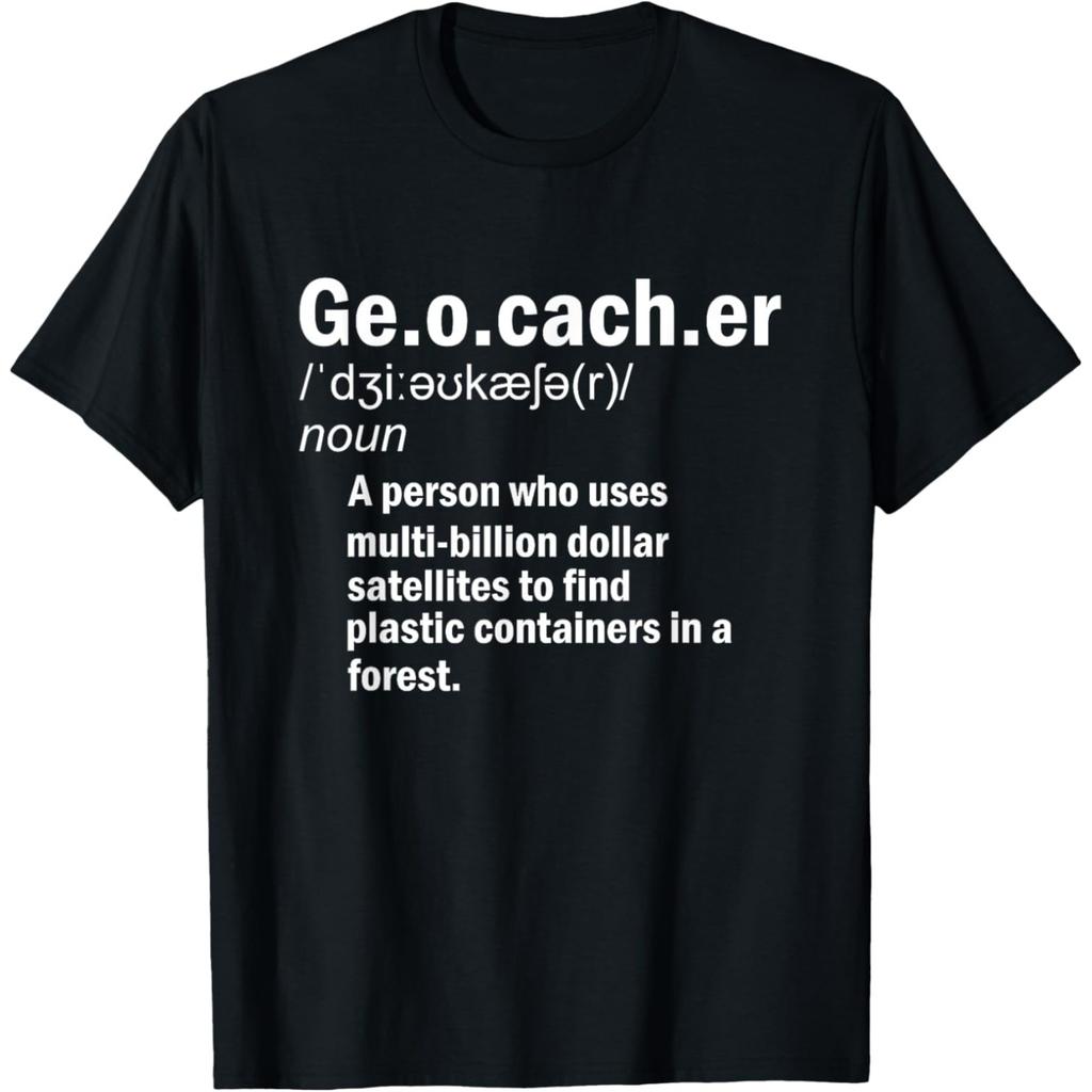 Funny Geocache Periodic System T Shirts Chemistry Teacher Cotton Humor Mountains Tee Shirt Short Sleeve Unisex Loose Clothing