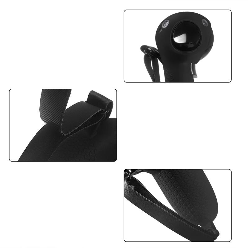 Schweißfester Controller-Silikongriff für Quest Pro VR-Griff-Controller-Schutzfolien Controller-Skin-Griffe Zubehör
