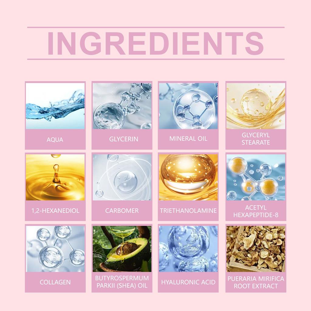 Chest Firming And Strengthening Cream Enhances Firmness, Restores Elasticity And Nourishes The Skin. Chest Care Cream