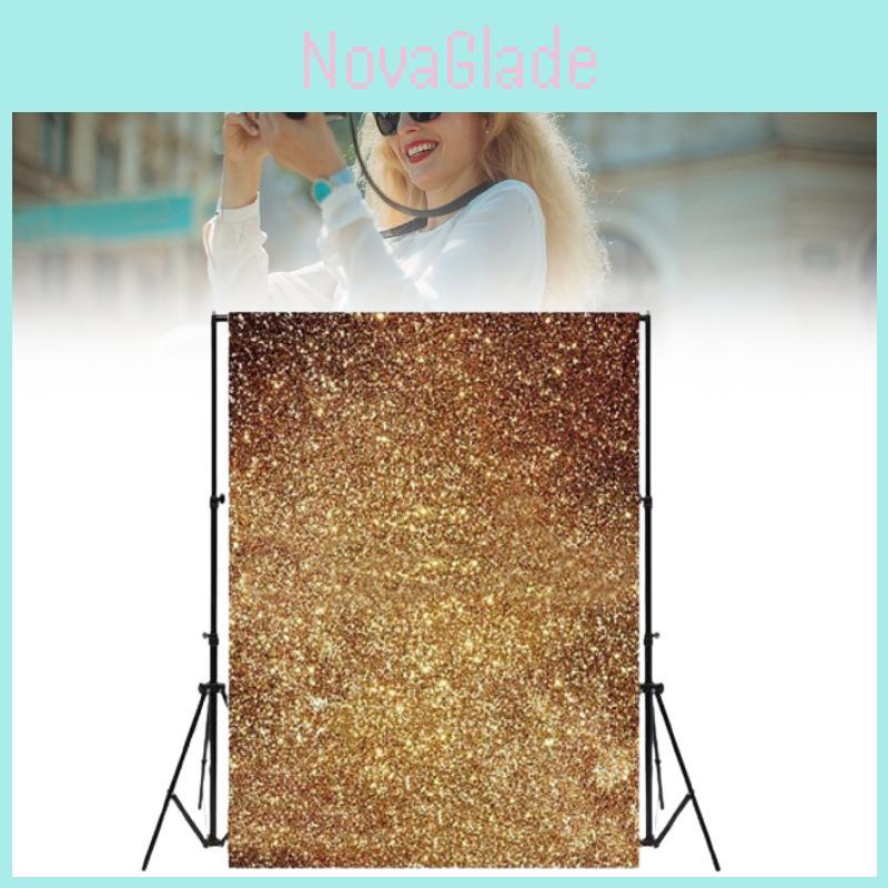 Golden Glitter Photography Background For Christmas Party And Wedding Shoots