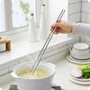 2Pair Cooking Chopsticks Stainless Steel Extra Long Food Noodles Sushi Utensil Kitchen.