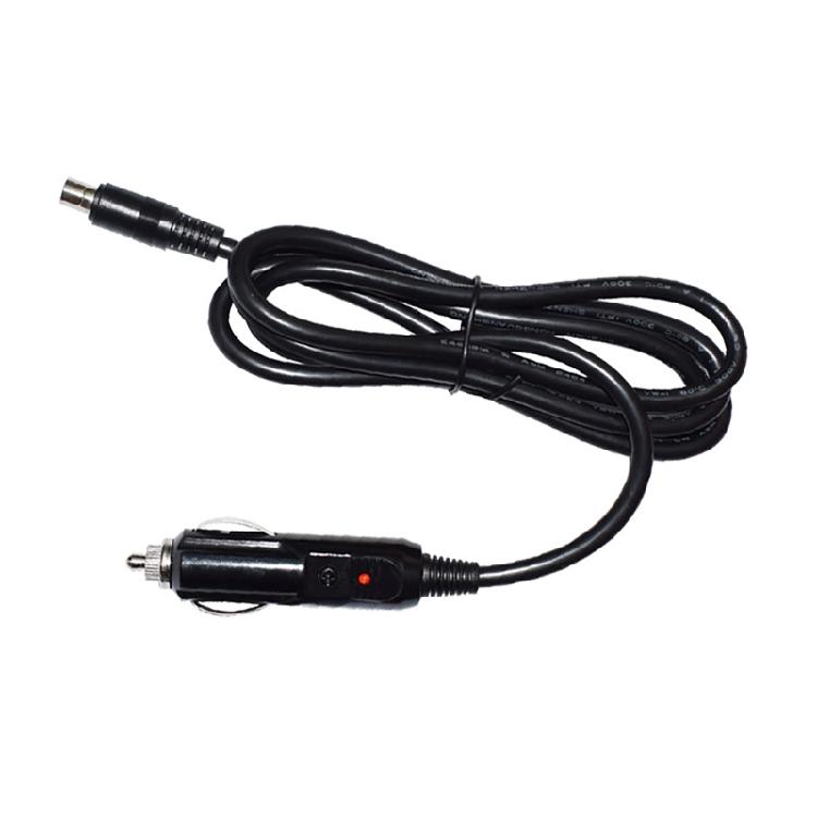 1.5M Car Charger Male Plug to DC8020 Adapter Cord Easy Connection Line with Indication Light for Mobile Power Supply