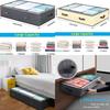 Bed Under Storage Bag With Dual Zippers For Bedroom Organizing And Protection