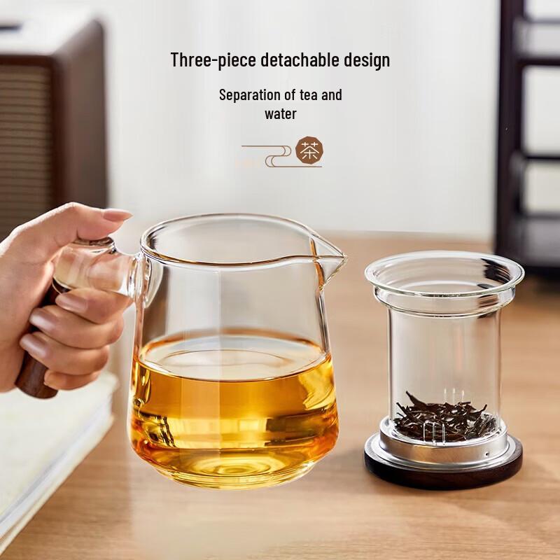 YIHUTEA Heat-Resistant Glass Teapot with Infuser