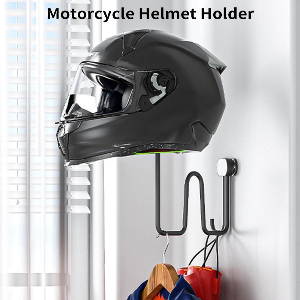 

Motorcycle Helmet Wall Mount to Motorcycle Rack
