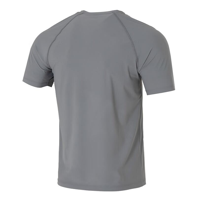 Skechers Fashion Sports Series Comfortable Breathable Casual Running Training Short Sleeve T-Shirt Unisex Tops Gray P224U046-05CQ