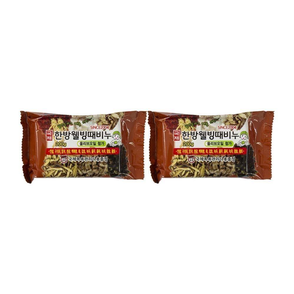 

QJGABUGK Oriental Wellness Soap 200g (2 packs)