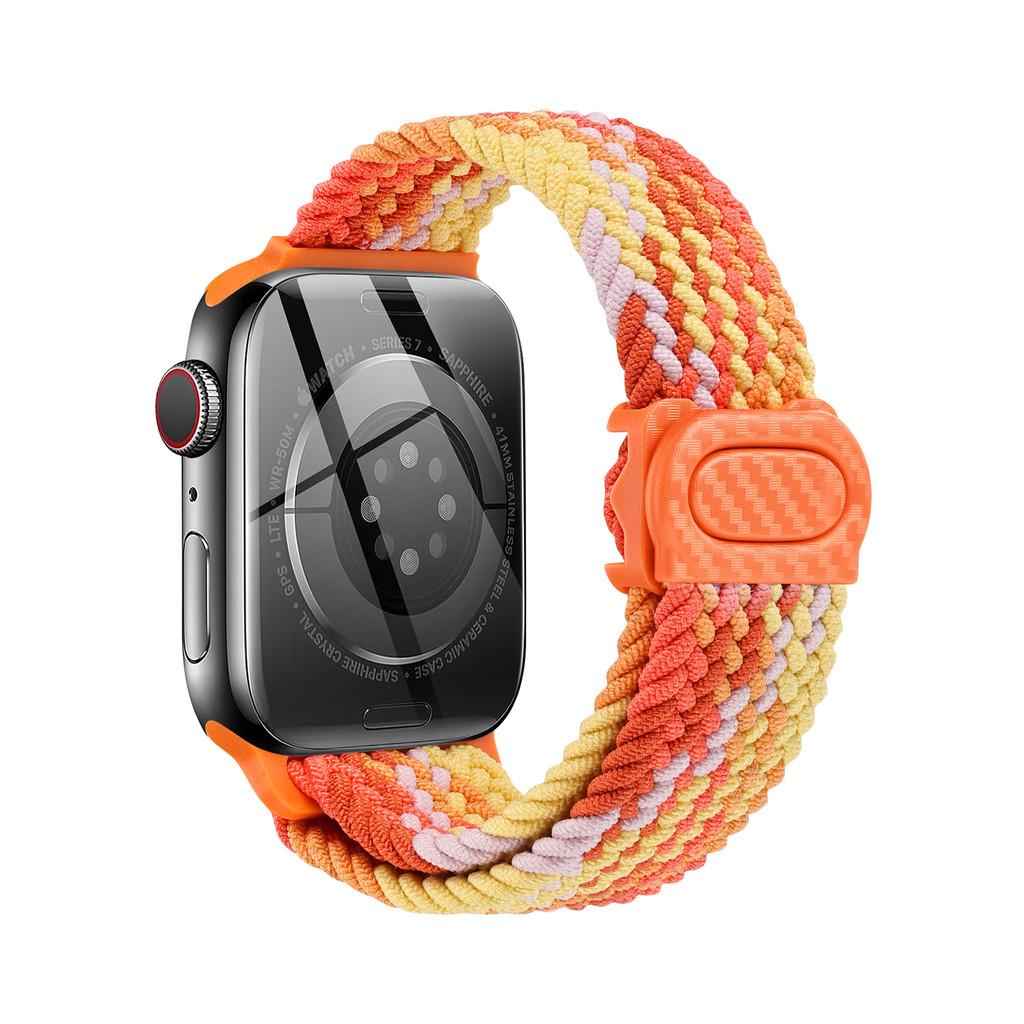 Strap For Apple watch band 44mm 42mm 40mm 45mm 46mm 41mm 49mm Braided Solo Correa Bracelet iWatch 11 10 9 8  7 6 5 4 se Ultra3