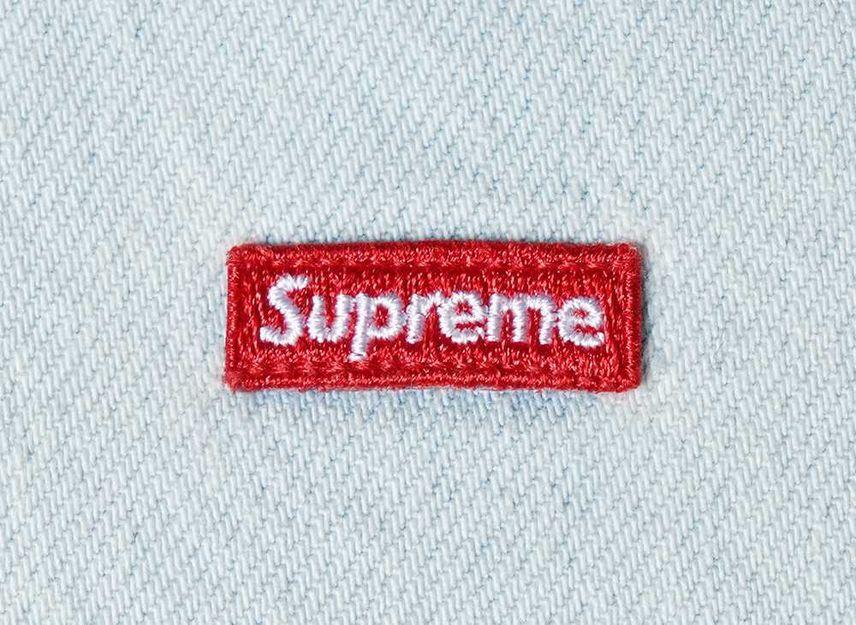 Supreme Small Box Shirt Washed Denim