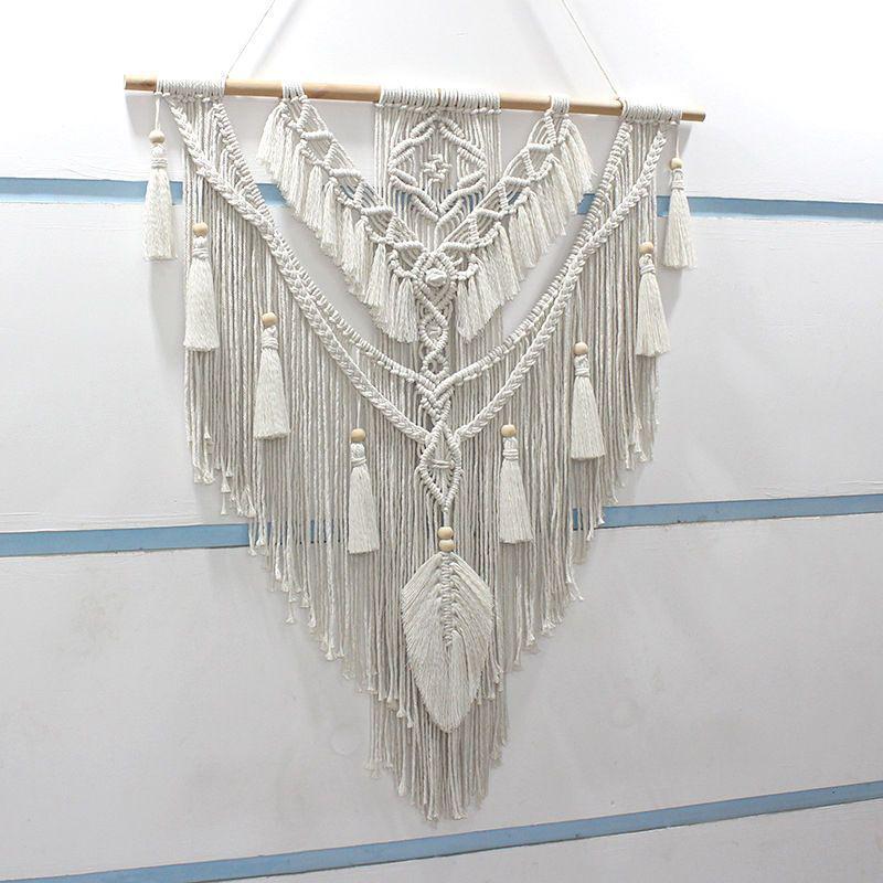Handmade Indian Dream Catcher Feather Wind Chime - Creative Wall Hanging for Bedroom or Homestay Decoration
