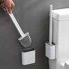 Silicone Wall-Mounted Antibacterial Toilet Brush
