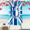 1. FC Magdeburg Print Beach Towel, Large Soft Quick Dry Towel for Beach Camping Swimming
