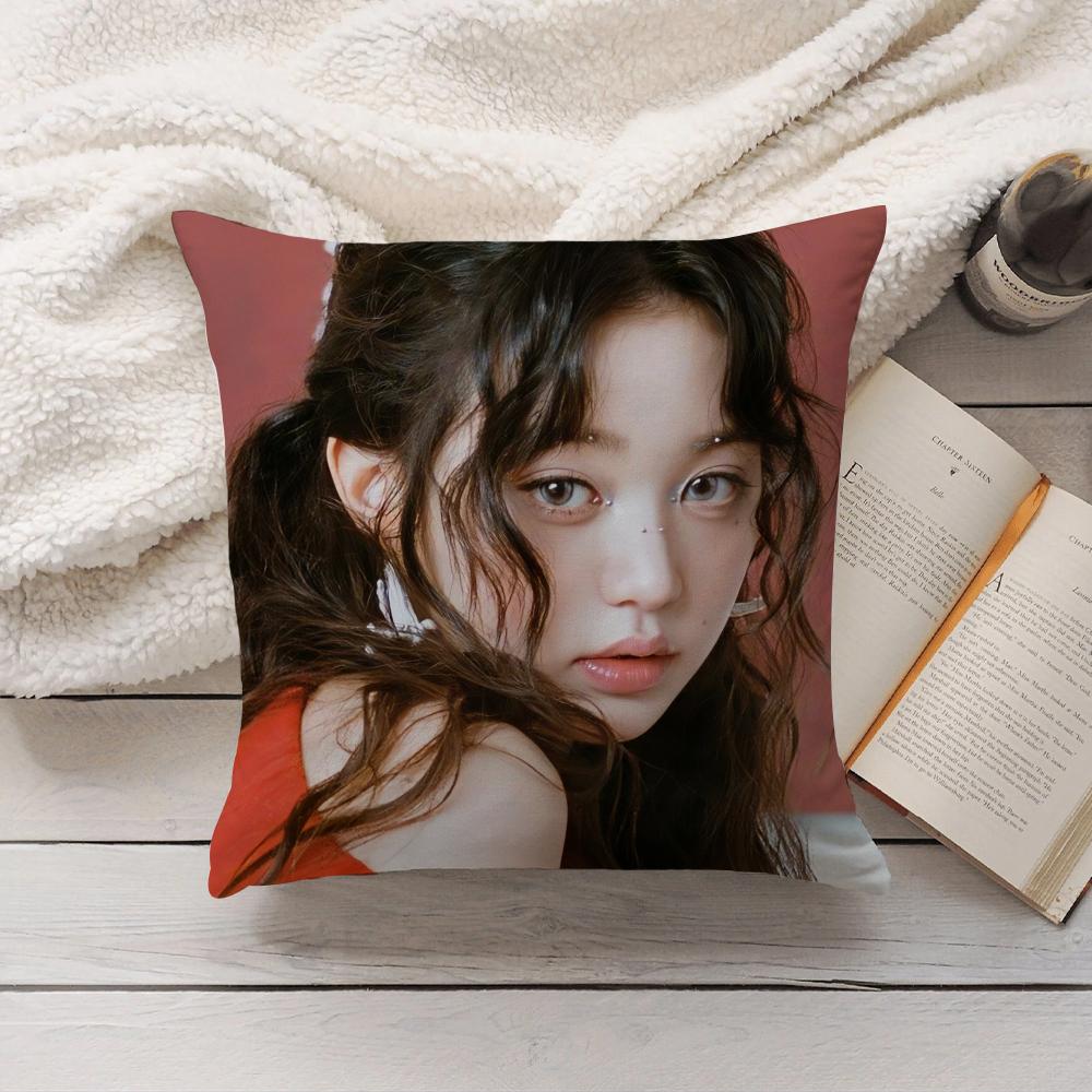 Singer Jang Won-Young Pillow Case Home Decoration Cushion Cover Suitable For Bedroom Car Office Sofa