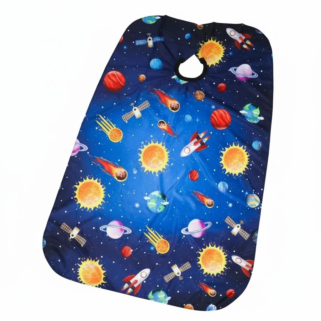 Children' Hairdressing Cape for Hairdressing Salon 135X155 Buckle