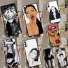 Middle Finger Girl Case For Samsung Galaxy S23 S22 S21 Ultra S9 S10 Note 10 Plus Note 20 Ultra S20 FE Cover